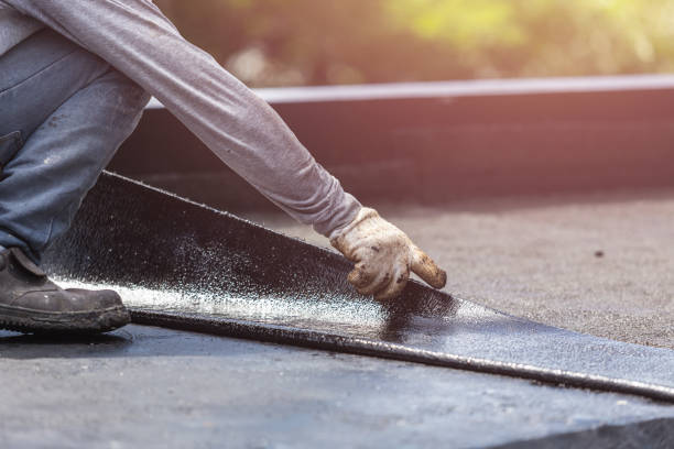 Professional Waterproofing technician working in Mount Carmel, OH